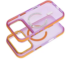Dėklas Case for iPhone 12 / 12 Pro Forcell F-Protect Vivid Premium compatible with MagSafe violetinė