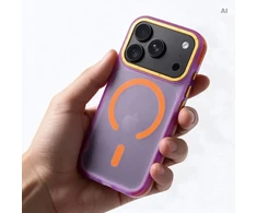 Dėklas Case for iPhone 12 / 12 Pro Forcell F-Protect Vivid Premium compatible with MagSafe violetinė