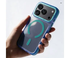 iPhone 16 dėklas Forcell F-Protect Vivid Premium, suderinamas su MagSafe, mėlynas