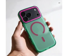 Dėklas Case for iPhone `16 Pro Max Forcell F-Protect Vivid Premium compatible with MagSafe žalias