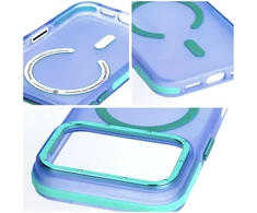 Dėklas Case for iPhone 18 Pro / 17 Pro Forcell F-Protect Vivid Premium compatible with MagSafe mėlynas