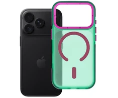 Dėklas Case for iPhone 18 Pro / 17 Pro Forcell F-Protect Vivid Premium compatible with MagSafe žalias