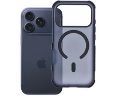 Dėklas Korpusas iPhone 18 Pro / 17 Pro „Forcell F-Protect BumperX Premium", suderinamas su MagSafe, tamsiai mėlynas
