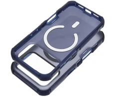 Dėklas Korpusas iPhone 18 Pro / 17 Pro „Forcell F-Protect BumperX Premium", suderinamas su MagSafe, tamsiai mėlynas