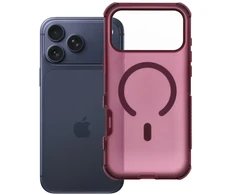 „iPhone 18 Pro Max / 17 Pro Max dėklas Forcell F-Protect BumperX Premium, suderinamas su MagSafe, tamsios vyšnios spalvos“