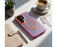Dėklas na Samsung A57 Forcell F-Protect Vivid Premium zgodne su MagSafe violetinė 0INT
