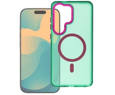 Dėklas na Samsung A57 Forcell F-Protect Vivid Premium zgodne su MagSafe žalia 0INT