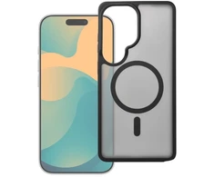 Dėklas na Samsung S26 Ultra Forcell F-Protect Smoke Hybrid Premium Lite zgodne su MagSafe juoda 0INT