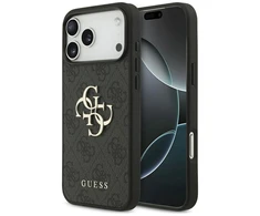 Dėklas Guess 4G Big Logo skirtas Apple iPhone 17 Pro Max juodos spalvos