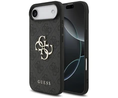 Dėklas Guess 4G Big Logo skirtas Apple iPhone 17 Air juodos spalvos