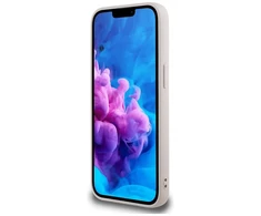 Guess 4G Circle Classic Logo MagSafe dėklas iPhone 16e - rožinis
