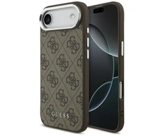 Dėklas Guess 4G Classic Logo MagSafe skirtas Apple iPhone Air rudos spalvos