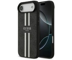 Guess 4G Printed Stripes MagSafe - dėklas skirtas Apple iPhone Air juodas