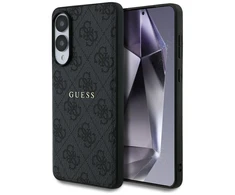 Dėklas Guess 4G Ring Classic Logo MagSafe Samsung Galaxy S25 Edge juodos spalvos