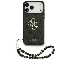 Dėklas Guess 4G Strap 4G Classic Logo do iPhone 18 Pro Max / 17 Pro Max juoda