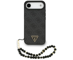 Guess 4G Strap Triangle Logo MagSafe - dėklas skirtas Apple iPhone Air juodas
