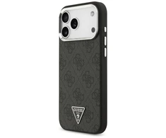 Guess 4G Triangle Logo MagSafe - dėklas skirtas Apple iPhone 17 Pro Max juodas