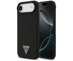 Guess Silicone Triangle Logo MagSafe - dėklas skirtas Apple iPhone Air juodas