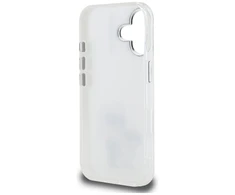 Karl Lagerfeld IML Aquarelle Karl &amp; Choupette &amp; Logo iPhone 16 dėklas - Baltas