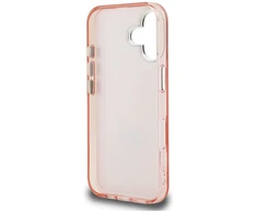 Dėklas Karl Lagerfeld IML Aquarelle Choupette &amp; Logo iPhone 16 Case - Rožinė