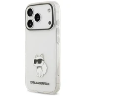 Dėklas Karl Lagerfeld IML NFT Choupette Case for iPhone 18 Pro / 17 Pro - Transparent