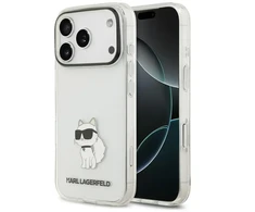 Dėklas Karl Lagerfeld IML NFT Choupette Case for iPhone 18 Pro / 17 Pro - Transparent