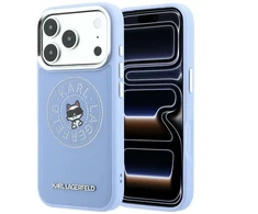 Dėklas Karl Lagerfeld Point &amp; Choupette Sketch MagSafe Case for iPhone 18 Pro Max / 17 Pro Max - Mėlyna