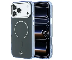 Dėklas Mercedes Double Layer Iconic Logo MagSafe Case for iPhone 18 Pro Max / 17 Pro Max - Dark Gray