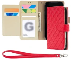 Dėklas Mercury Luxe Diary do iPhone 17 Pro / 18 Pro raudona