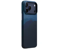 „Pitaka“ itin plonas dėklas, skirtas „Apple iPhone 17 Pro Max“, virš horizonto