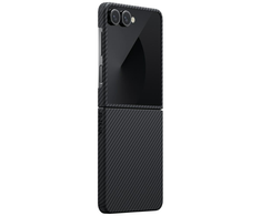 Dėklas PITAKA Ultra-Slim MagSafe skirtas Samsung Galaxy Z Flip7 juodos ir pilkos spalvos