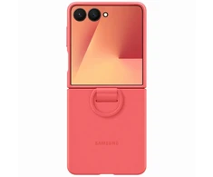 PF766TREGWW žiedinis dėklas (silikoninis) Samsung Galaxy Flip7, Raudona