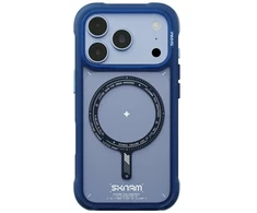 Dėklas Skinarma Avion MagSafe do iPhone 18 Pro / 17 Pro mėlyna