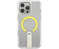 Skinarma Helix for Apple iPhone 16 Pro Max Magnetic Charging 360 Rotating Stand dėklas telefonui skaidrus