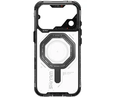 Dėklas Skinarma Magma MagSafe, skirtas iPhone 18 Pro / 17 Pro, grafito spalvos