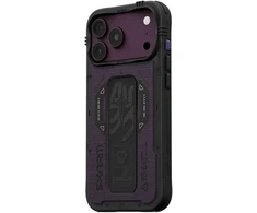 Dėklas Skinarma Phantom MagSafe + Grip Stand, skirtas iPhone 18 Pro Max / 17 Pro Max, bordo spalvos