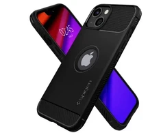 Dėklas SPIGEN Rugged Armor ACS03518 Iphone 13 – matinis juodas