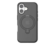 Dėklas Torras Ostand Spin dla iPhone 16 Plus (Juoda)