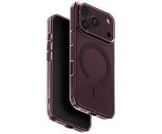 Dėklas UNIQ Airsuit, skirtas iPhone 18 Pro / 17 Pro, su Magclick įkrovimu, bordo spalvos