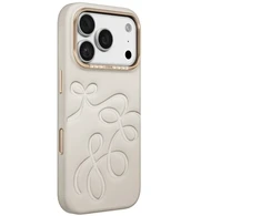 Dėklas UNIQ Coehl Cloude, skirtas iPhone 18 Pro / 17 Pro, su magnetiniu įkrovimu, smėlio spalvos