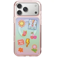 Dėklas UNIQ Coehl Estelle, skirtas iPhone 18 Pro / 17 Pro, su magnetiniu įkrovimu, rožinis