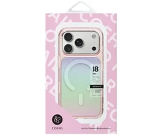 Dėklas UNIQ Coehl Estelle, skirtas iPhone 18 Pro Max / 17 Pro Max, su magnetiniu įkrovimu, rožinis