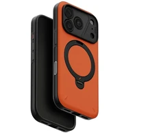 Dėklas UNIQ Elix do iPhone 18 Pro / 17 Pro 360 Rotating Kickstand oranžinė