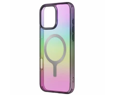 Uniq Iridescia Magclick įkrovimo dėklas, skirtas iPhone 16 Pro - Juodas