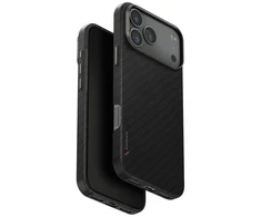 Dėklas UNIQ Keva EDGE skirtas Apple iPhone 17 Pro Max Magclick Charging juodos spalvos