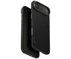 Dėklas UNIQ Keva EDGE skirtas Apple iPhone Air Magclick Charging juodos spalvos