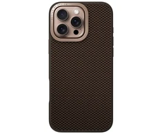 Uniq Keva Max Magclick įkrovimo kameros stovo dėklas, skirtas iPhone 16 Pro – rudas