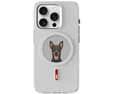 Dėklas XTREM Instant Custom E-INK skirtas iPhone 15 Pro baltas