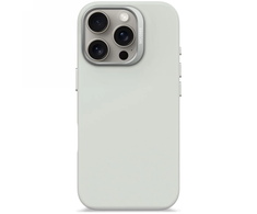 Decoded AntiMicrobial Silikoninis Backcover MagSafe Apple iPhone 16 Pro - dėklas telefonui pilkos spalvos
