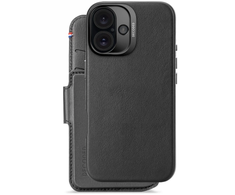 Decoded Leather Detachable Wallet MagSafe with Wallet Apple iPhone 16 - dėklas telefonui juodos spalvos